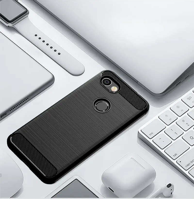 Мягкий чехол из углеродного волокна для Google Pixel 4 XL Pixel 3A XL Pixel 2 XL 3 XL противоударный бампер полная Защита силиконовый чехол