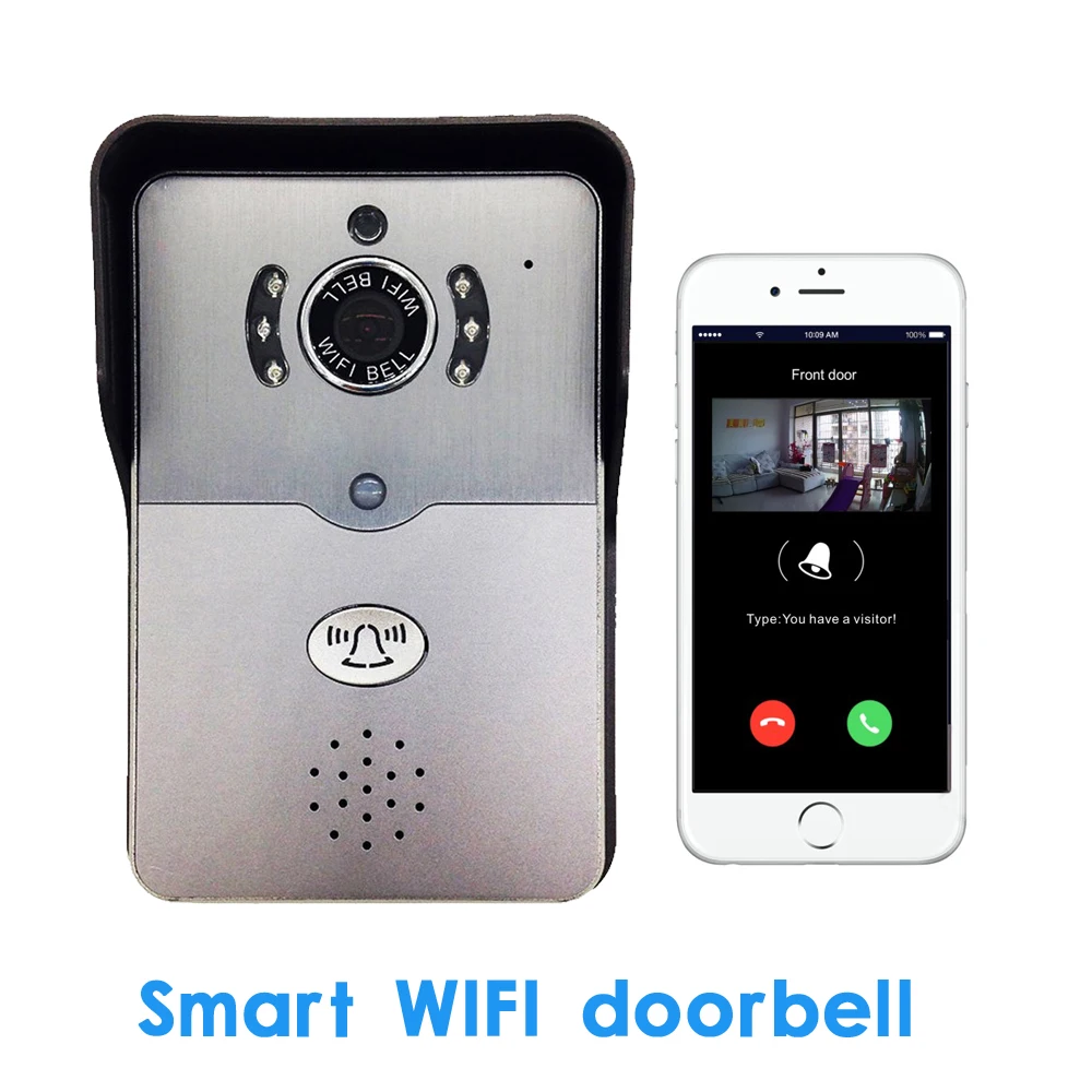 Home use Smart WIFI Wireless Doorbell Two way Video Recorder Door Phone
