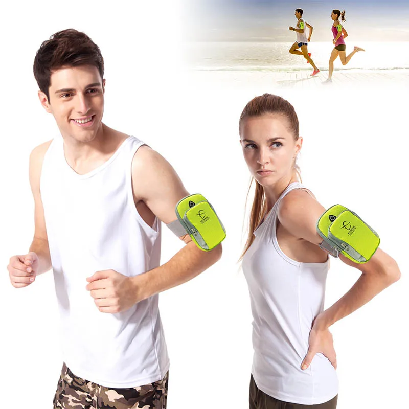

1 piece 5.5inch Running Jogging GYM Phone Bag Sports Wrist Bag Arm Bag ,Outdoor Waterproof Nylon Hand Bag For Camping Hiking