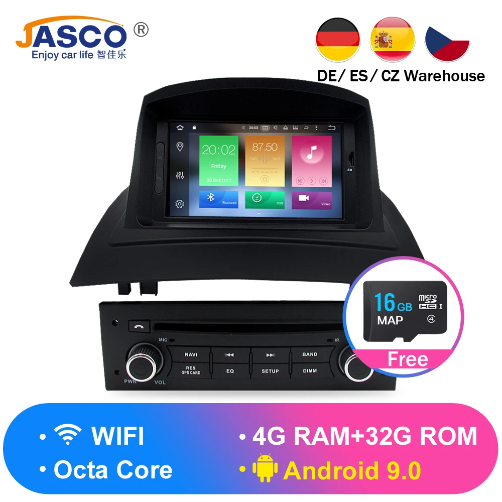 4GB IPS Android 8 0 Car Stereo DVD Multimedia For Renault Megane 2 Fluence 2002 2006