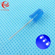 5 мм светодиодный синий разомкнутый круг светоизлучающие диоды лампы шарик dip-разъем-в сквозное отверстие лампы широкий угол 5 мм 100 шт/партия