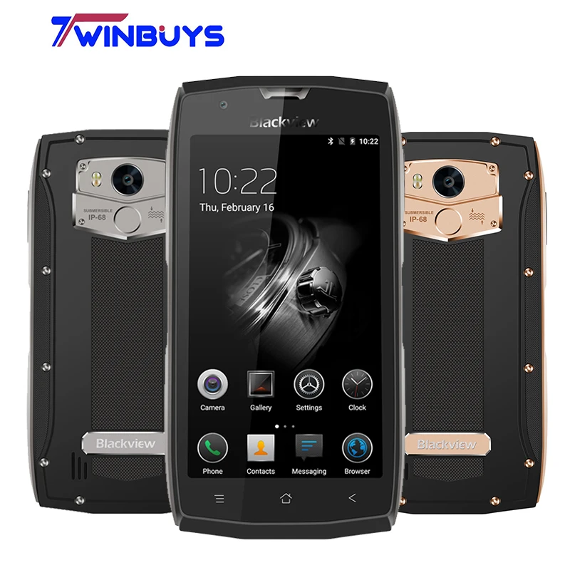 bilder für Original Blackview BV7000 Handy IP68 Wasserdicht MTK6737T Quad Core 5 "HD 2G + 16G Fingerprint GPS + Glonass Smartphone bilder für Original Blackview BV7000 Handy IP68 Wasserdicht MTK6737T Quad Core 5 "HD 2G + 16G Fingerprint GPS + Glonass Smartphone