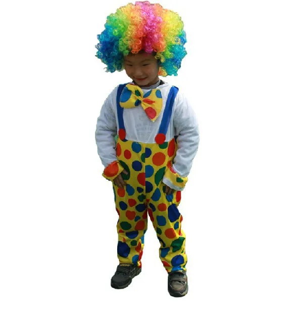 Bobo the Circus Clown Kids Costume | Unisex Clown Kids Costume