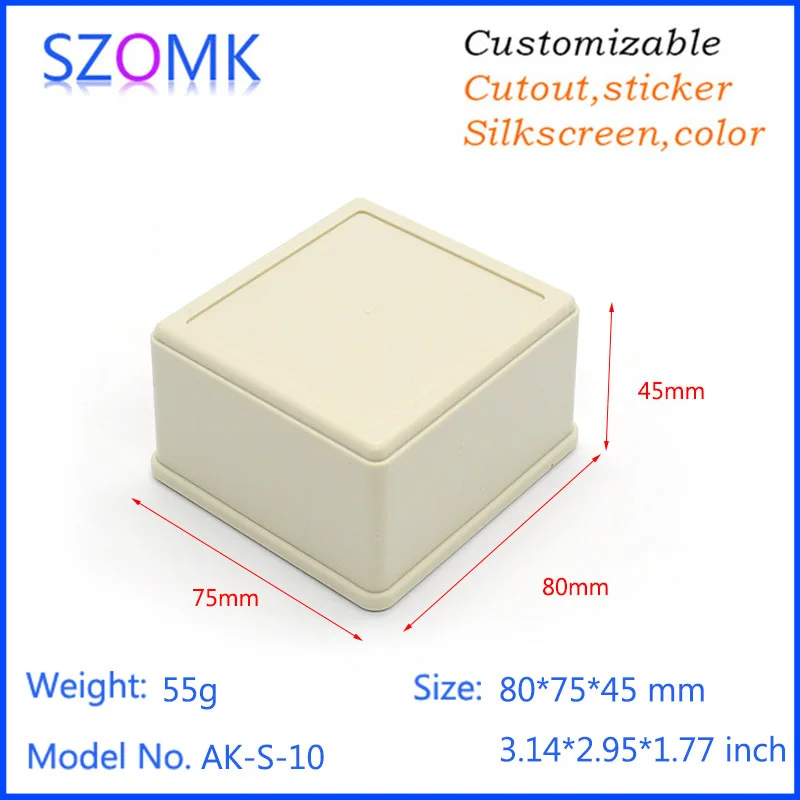 plastic enclosure for electronics control box szomk diy enclosure junction box plastic housing small abs instrument enclosure distribution box black plastic box enclosure electronics case   (9).jpg