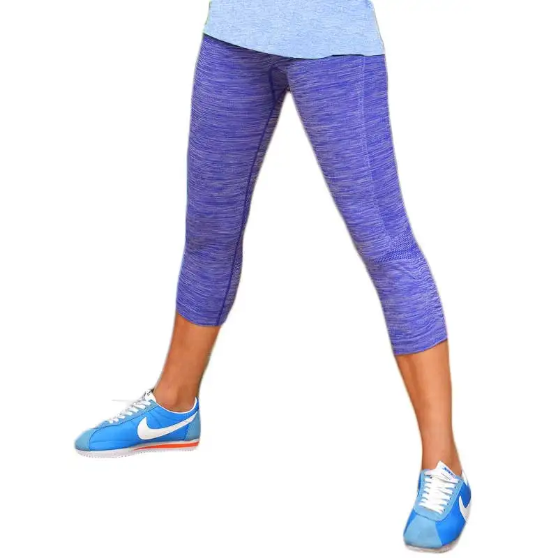 

HOT Sexy Capri Cropped Push up Sliming Leggings Women Gymming High Waist Workout Bodybuilding Sporting Runs Slim Fitness Yogaing