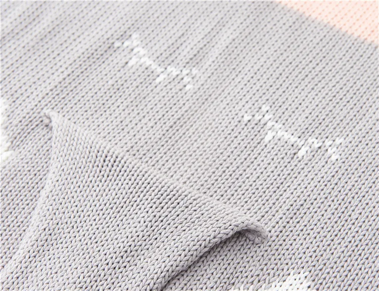 Хлопковое 3D одеяло для новорожденных Слон Вязаные крючком пеленки-одеяла обертывание стрейч кроватки спальные постельные принадлежности для мальчиков девочек детей