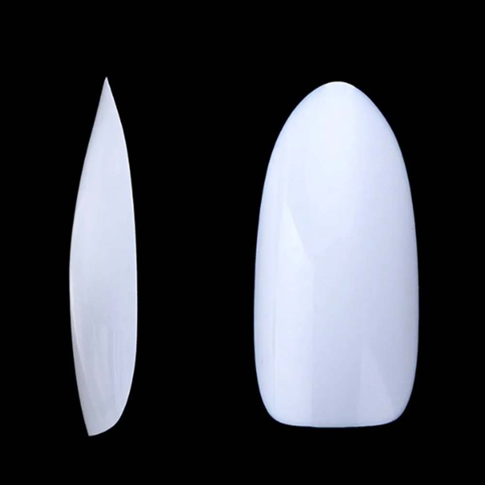 100 упаковок/партия 500 овальных типсов для ногтей|false nail art tips|nail tipsnail tips wholesale |