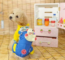 New Pet Clothes Cute Dog clothing Pets Doll Pants Toy Bear Puppy Rompers Wholesale Pet Apparel