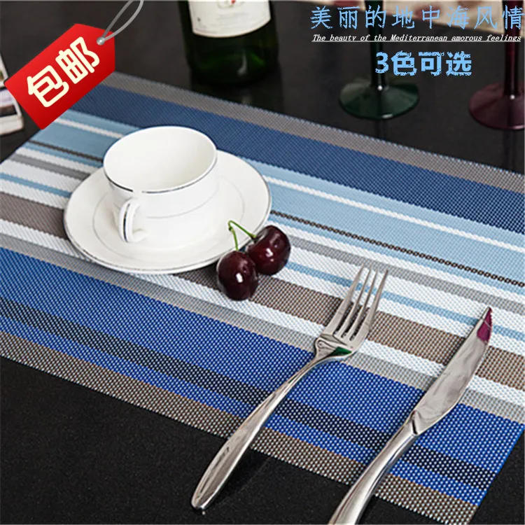 table mats set placemat 3 colors decoration pvc kitchen table mats dinning waterproof table cloth - Kitchen Table Mats table mats set placemat 3 colors decoration pvc kitchen table mats dinning waterproof table cloth - Kitchen Table Mats