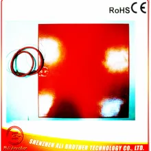 Силиконовая Резина 3D-принтеры нагреватель 220 В 2400 Вт 900*900*1.5 мм клей 1 сторона 100 К термистор 1000 мм провод xd-h-m-411