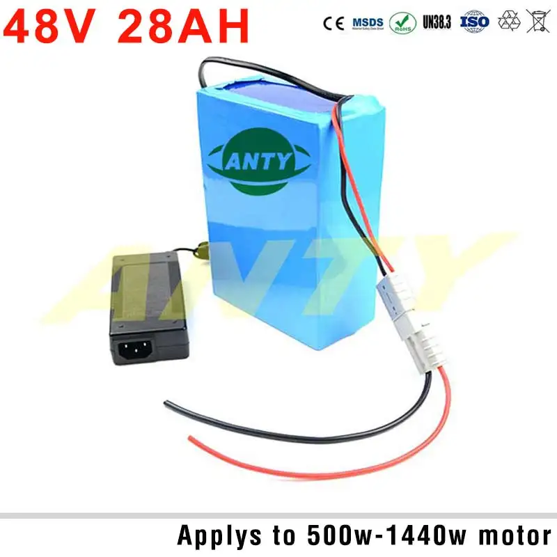 

Electric Bike Battery 48v 28ah 1440w Lithium Battery Pack 48v with 2A Charger 30A BMS eBike Battery 48v Free shipping and Duty