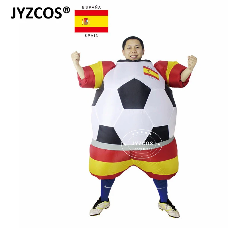 Russia Football Player Halloween Costume for Men and Women Adults Soccer Costume Fancy Dress Party Club StagFan Operated Outfit (5)