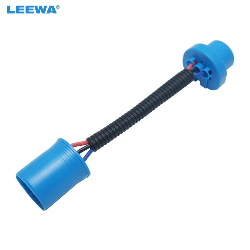 

LEEWA, 10 шт., Автомобильные светодиодные лампы головного света, кабель 9004/9007, разъем для лампы, розетка для лампы, держатель # CA5945