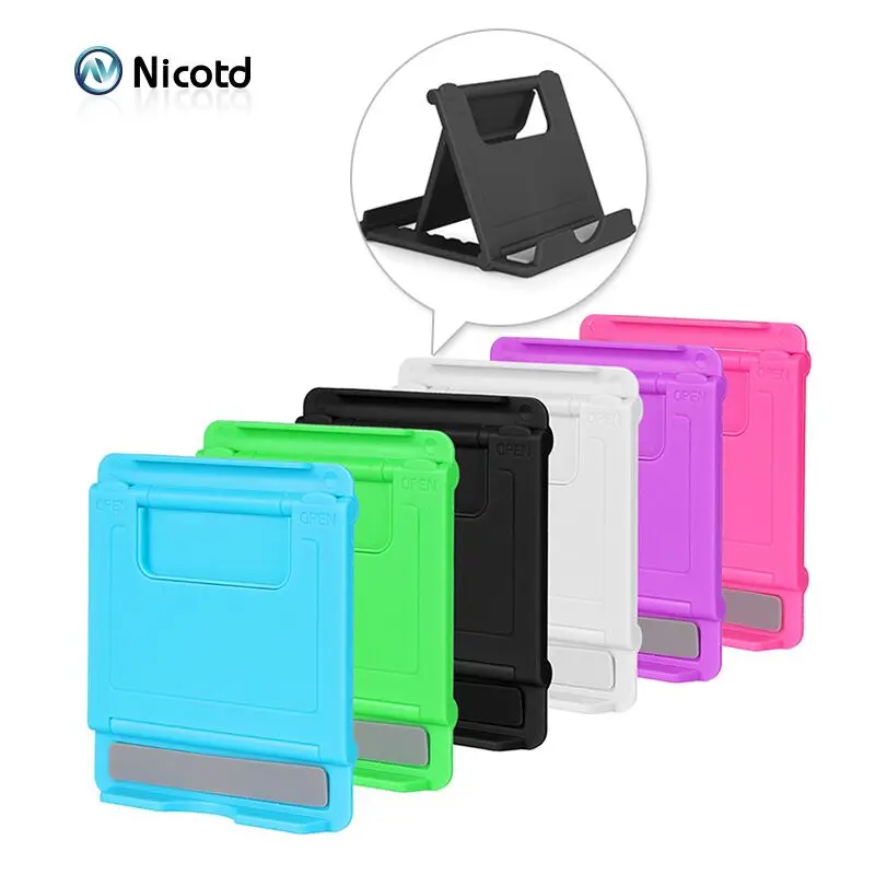 Universal Desk Phone Holder Stand Flexible Folding Mobile Phone Holder For iPhoneX 8 plus for Samsung Note 9 S9 plus Phone Stand