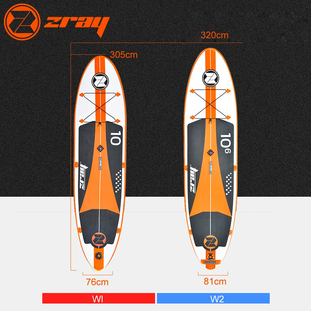 Новый дизайн Zray W1 W2 надувной Виндсерфинг sup стоячий весло доска серфинг доска