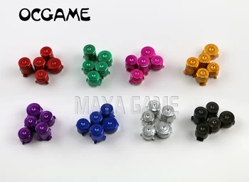 

OCGAME high quality Aluminum Alloy Metallic Metal buttons for xbox one customize abxy with guide bullet buttons
