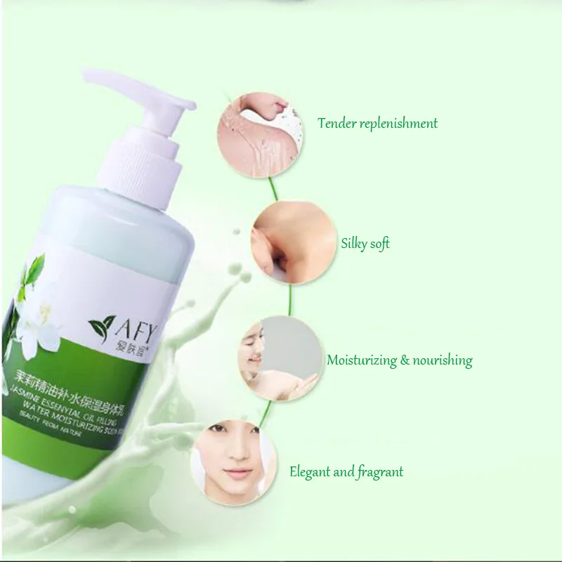 AIVOYE body care cream Jasmine Essential Oil Body Lotion Moisturizing Whitening Anti-chapping Exfoliator Nourishing 250ml/pcs AIVOYE body care cream Jasmine Essential Oil Body Lotion Moisturizing Whitening Anti-chapping Exfoliator Nourishing 250ml/pcs
