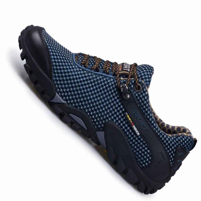 

GOGORUNS men breathable mesh outdoor sport hiking shoes climbing mountain travel walking shoes hiking sneakers men