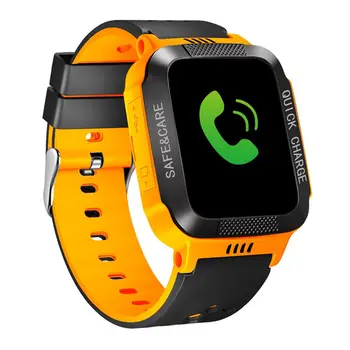 

Y21S Smart Bracelet with Camera Flashlight Touch Screen Smart Watch SOS Phone Call GPS Tracker SIM Children Watch 2019