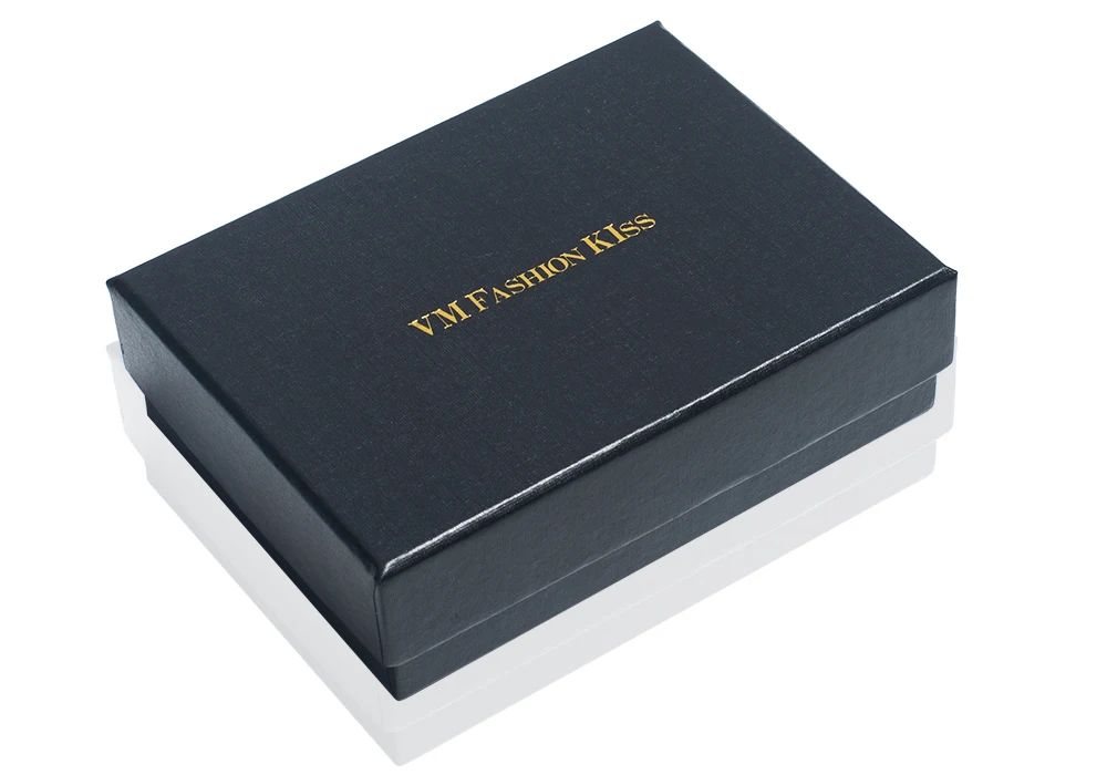 VM FASHION KISS RFID Кошелек держатель для карт из натуральной кожи мини безопасные алюминивые коробки антимагнитные кредитные карты минималистичный кошелек