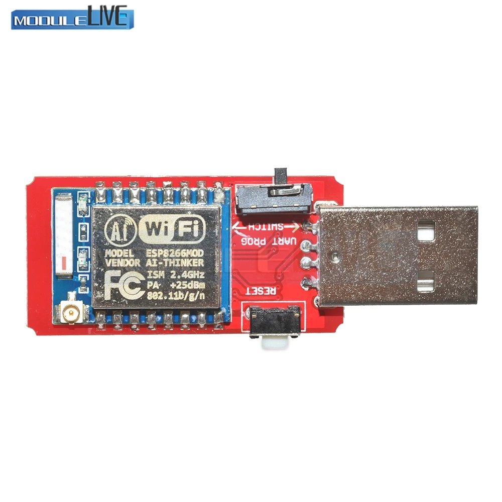 

CH340 CH340G USB To ESP8266 ESP-07 Wireless Wifi Developent Board Module Wi-Fi Built-in Antenna To TTL Driver Module