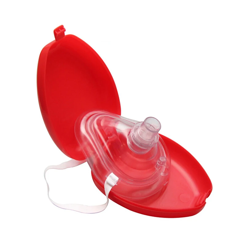 Free Shipping CPR Resuscitator Rescue Emergency First Aid Masks CPR Breathing Mask Mouth Breath One-way Valve Tools