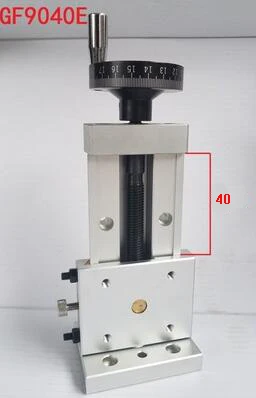 Прецизионный вертикальный слайд ласточкин хвост слот винт скольжения этап Z-axis платформы - Цвет: GF9040E
