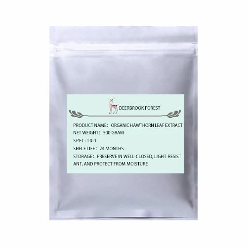 500g(17.65oz) Сертифицированный USDA и EC органический экстракт боярышника 10:1 флаванон боярышника - Цвет: 500g(17.65oz)