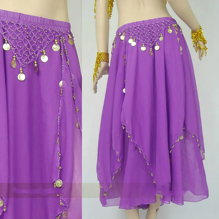 Women Dancewear Belly Dance Skirt Belly Dancing Long Professional Belly