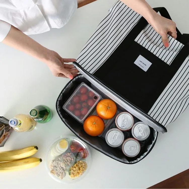 Портативные Термосумки для обедов для женщин и мужчин, многофункциональные сумки для хранения конфетных цветов, сумки для еды, пикника, изоляционная сумка-холодильник-15