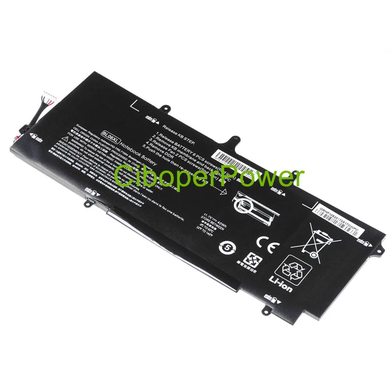 Высокое качество 11.1 В 42wh Батарея для bl06042xl hstnn-db5d bl06xl hstnn-w02c 722236-171