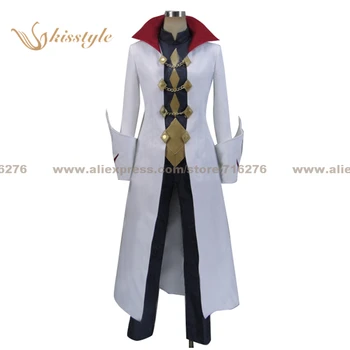 

Kisstyle Fashion Garo Hono no Kokuin Garo: The Carved Seal of Flames Leon Luis White Uniform Cosplay Costume,Customized Accepted