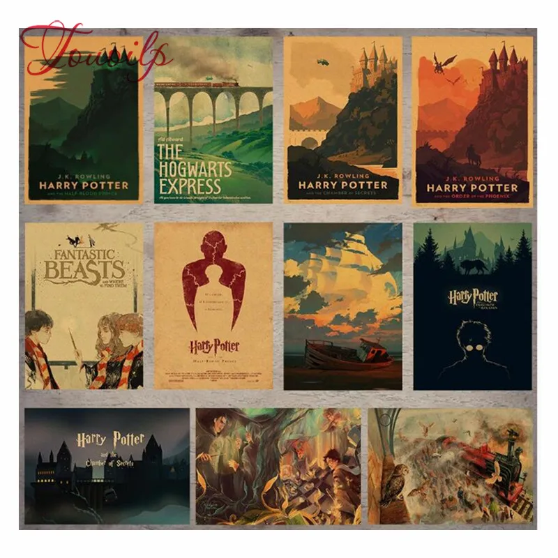 

Touoilp full square&round Harry Potter diamond painting ancient decorative painting wall stickers