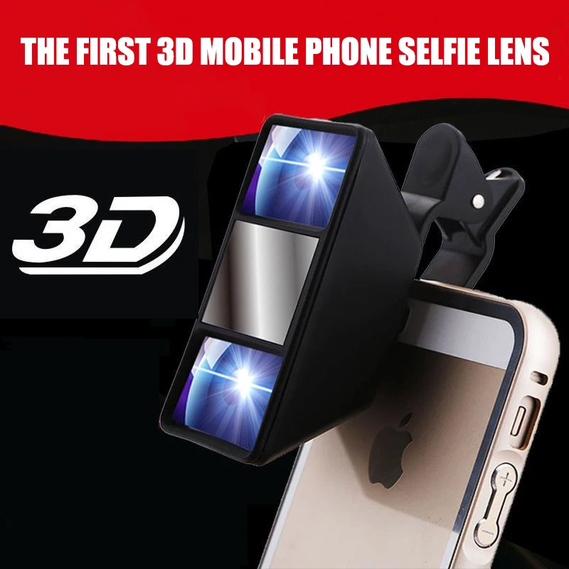 Mobile 3D Phone Lens Stereoscopic Lens High Quality Smartphone Lens for All models Video camera Smartphone Accessories
