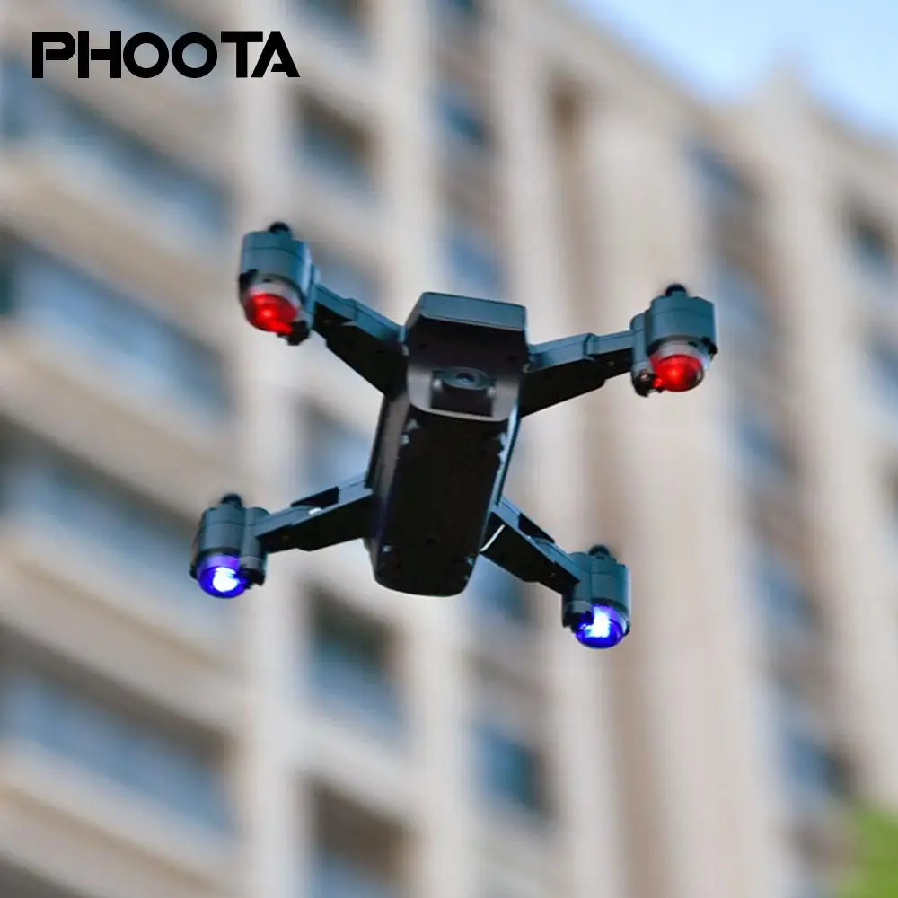 

Phoota 72P Camera Drone 6-Axis Gift RC Beginning Ability GPS Toy Foldable 720P Camera UAV Drone