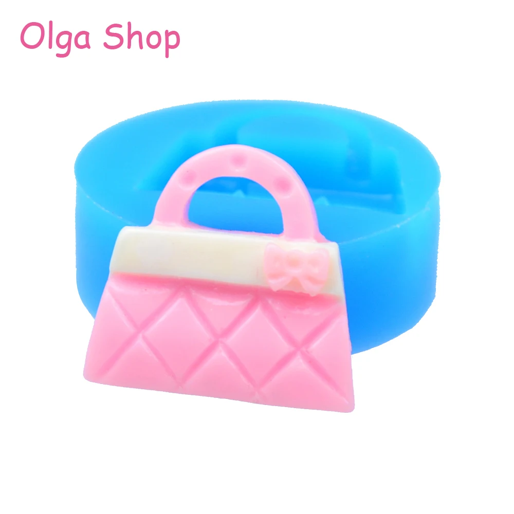 

FYL056 Fashion Handbag Silicone Mold Decoration Mold Clay Push Mold Polymer Clay Charms (Resin Wax Epoxy Gum Paste Fondant)