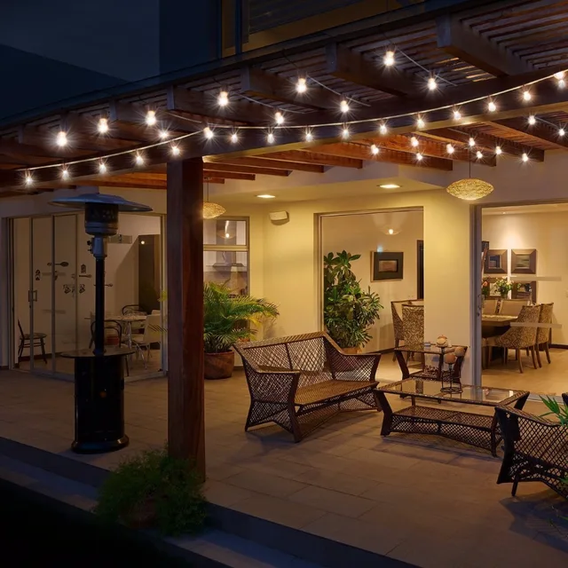 1x Indoor/Outdoor Lights g40 globe string lights for Porch ...