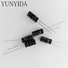 Aluminum electrolytic capacitor 50PCS 50v 0.47uf 1UF 2.2UF 3.3UF 4.7UF 10UF 22UF 33UF 47UF