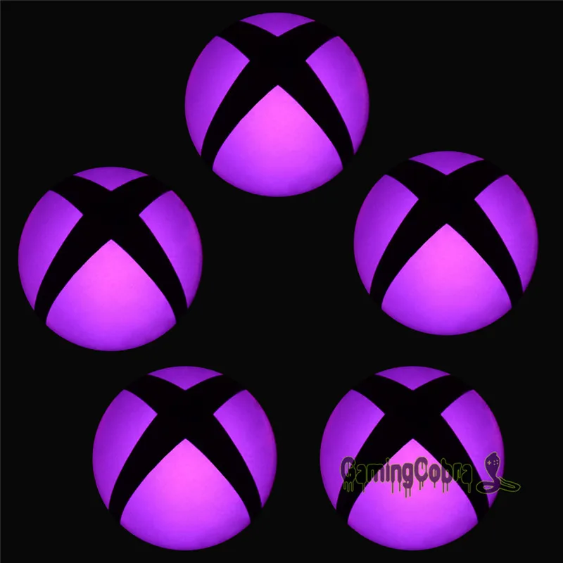 Extremerate-botão Power Wrap Adesivos Mudança de Cor Led Capa para Console Xbox One Botão Power - Image 3