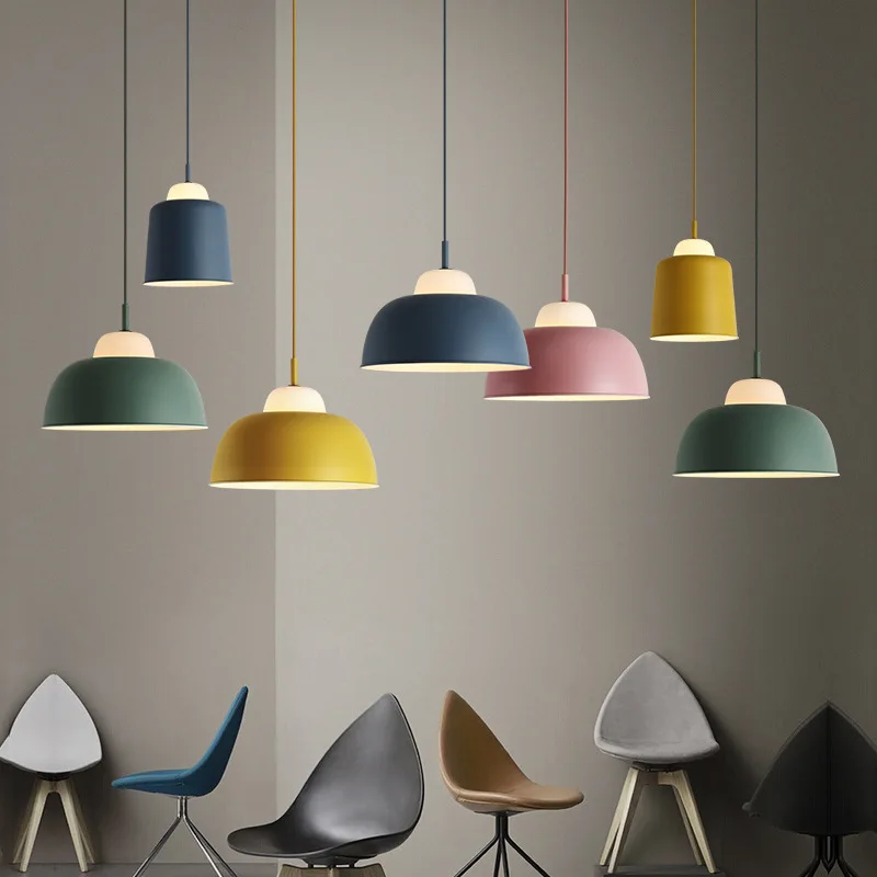 

Pendant Light simple modern creative egg shell modeling style dining loft Room Restaurant Home combination Aluminum