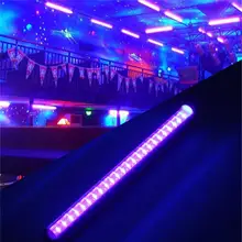 Black Light Effect Stage Bar Haunted House Rays Paint Sterilizer Ink Glass Cure Glue Tube UV 395 400 NM Led Ultraviolet Lamp 40