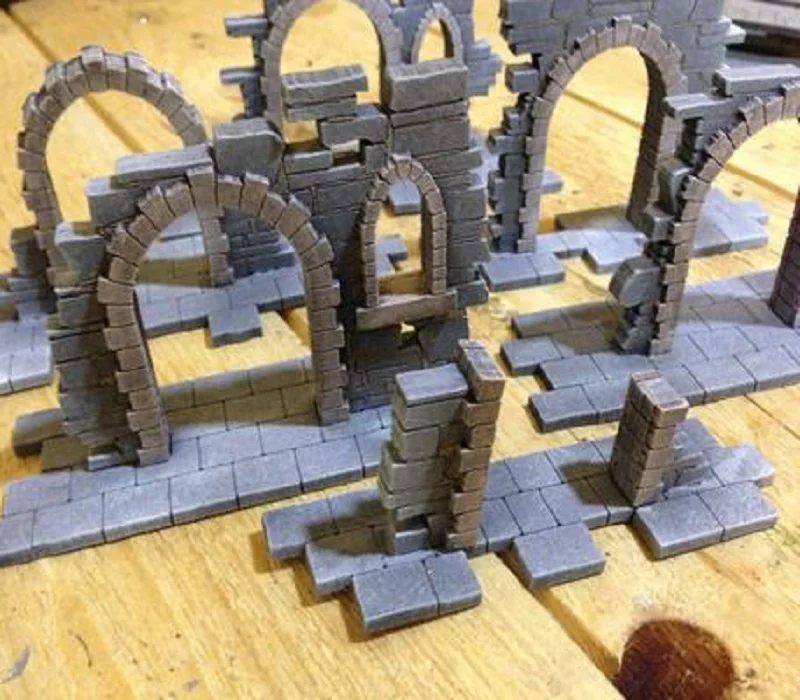 Руины в готическом стиле для руин ворот glomhaven настольные игры Hammer PP Infinity TRPG