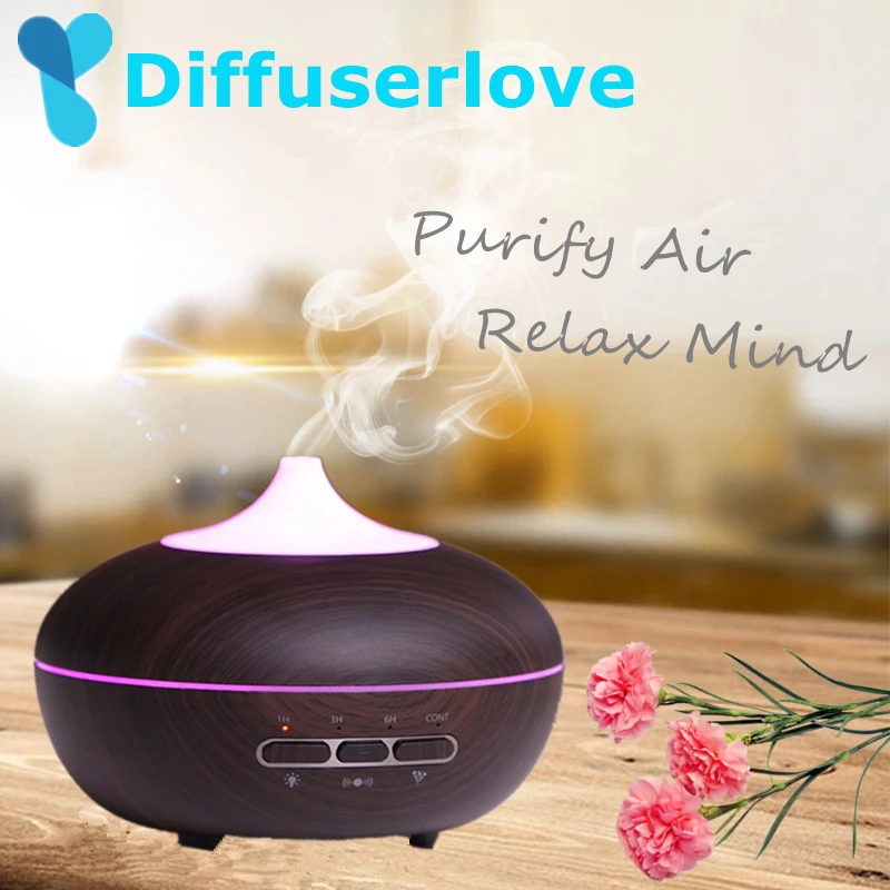 

Diffuserlove 300ml Air Humidifier Intelligent Mist Maker Essential Oil Diffuser Aroma Humidificador LED Aromatherapy Diffusor