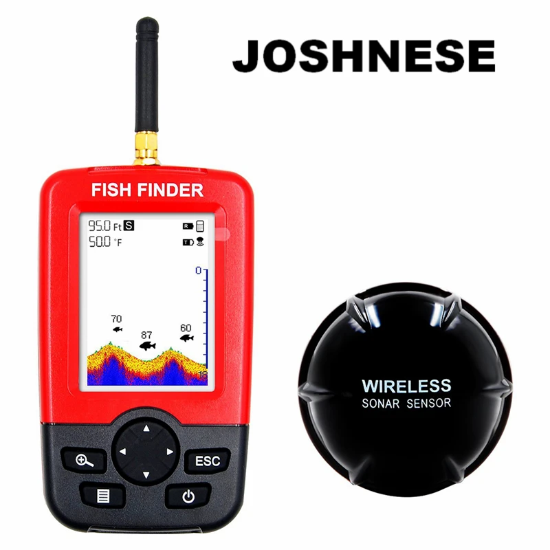 

Drop ship New Smart Portable Fish Finder with Wireless Sonar Sensor Echo Sounder for Lake Sea Fishing Finders Wireless Fishing