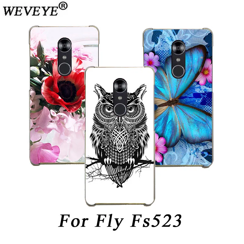 

WEVEYE Cases For Fly FS523 Phone Cover High Quality Painting Print Perfect Design Phone Case For Fly Cirrus 16 FS523 back Case