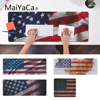 

MaiYaCa Hot Sales America Usa Flag Customized MousePads Computer Laptop Anime Mouse Mat Laptop Gaming Lockedge Mice Mousepad