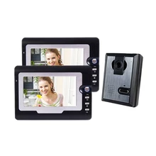 Yobang Security 7″ Door Monitor Intercom Visual Doorbell With Waterproof Video Door Camera Home Security Access Control System