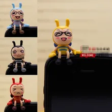 Kawaii пчела Анти пылезащитный Разъем для сотового телефона iphone 4 SAMSUNG/Модный милый Универсальный 3,5 мм ушной разъем для наушников