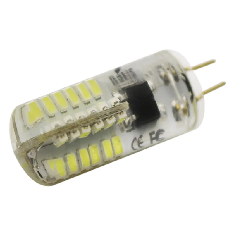 5x лампада LED G4 лампы 220 В 4 Вт AC 220 В G4 светодиодные лампы SMD3014 48 заменить 30 Вт галогенной лампы 360 Угол луча