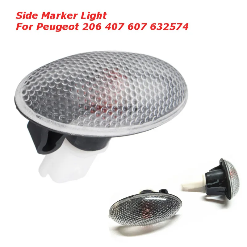 2x Citroen C1 MK1 4-LED Side Repeater Indicator Turn Signal Light Lamp Bulbs